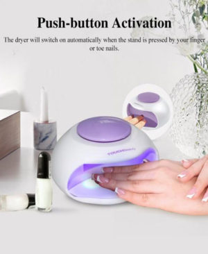 Portable Nail Dryer With Fan and LED Light Pakistan