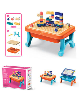 2in1 Drawing Writing Board With Building Blocks Pakistan
