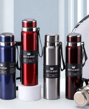 1000ml Stainless Steel Flask Hot & Cold Water Bottle Pakistan